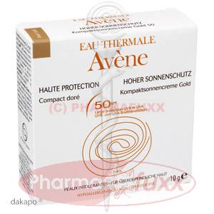 AVENE Kompaktsonnencreme SPF 50 gold Neu, 10 g