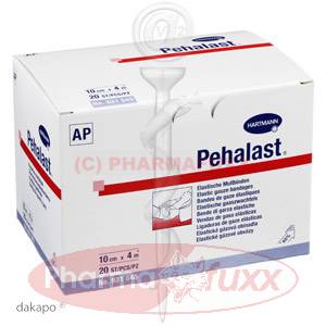 PEHALAST 4mx10cm elast.Mullbinde lose, 20 Stk