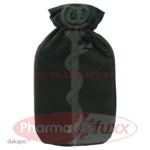 WAERMFLASCHE Halblamelle m.Bezug gruen, 2 L