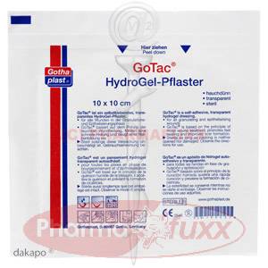 GOTAC L Hydrogelpflaster 10x10cm steril, 1 Stk