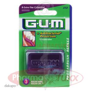 GUM Proxabrush Ersatzbuersten Kerze, 8 Stk