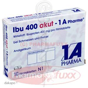 IBU 400 akut 1A Pharma Filmtabl., 10 Stk