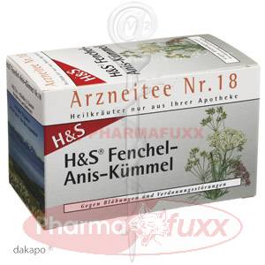 H&S Fenchel Anis Kuemmel Tee Btl., 20 Stk