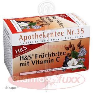 H&S Fruechtetee mit Vitamin C Btl., 20 Stk