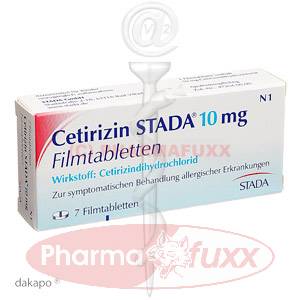 CETIRIZIN STADA 10 mg Filmtabl., 7 Stk