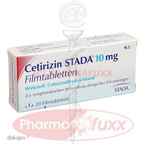 CETIRIZIN STADA 10 mg Filmtabl., 20 Stk