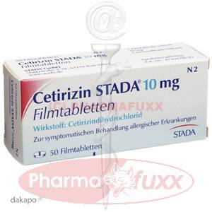 CETIRIZIN STADA 10 mg Filmtabl., 50 Stk