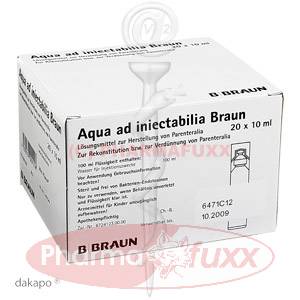 AQUA AD INJECTABILIA Miniplasco, 200 ml