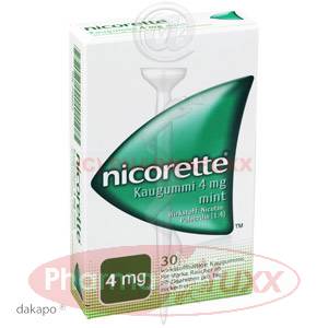 NICORETTE 4 mg mint Kaugummi, 30 Stk