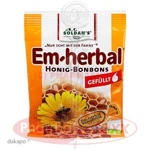 EM HERBAL Honigbonbons gefuellt, 75 g