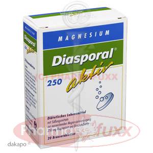 MAGNESIUM DIASPORAL 250 aktiv Brausetabl., 20 Stk