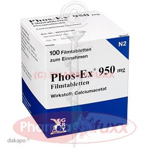 PHOS EX 950 mg Filmtabletten, 100 Stk
