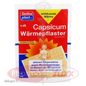 GOTHAPLAST Capsicum Waermepflaster No.19, 1 Stk