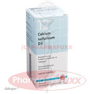 BIOCHEMIE 12 Calcium sulfuricum D 3 Tabl., 200 Stk