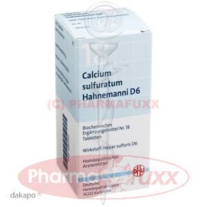 BIOCHEMIE 18 Calcium sulfuratum D 6 Tabl., 200 Stk