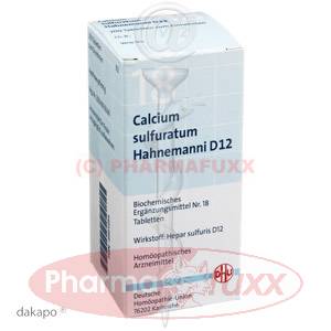 BIOCHEMIE 18 Calcium sulfuratum D 12 Tabl., 200 Stk