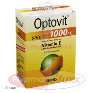 OPTOVIT select 1 000 I.E. Kapseln, 100 Stk
