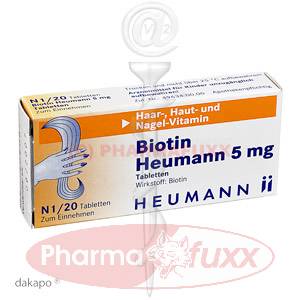 BIOTIN HEUMANN 5 mg Tabl., 20 Stk