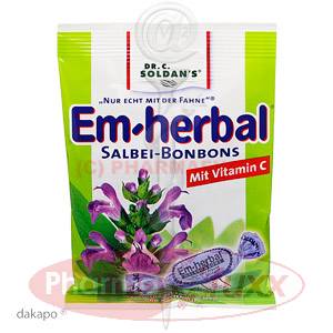 EM HERBAL Salbei Bonbons, 75 g