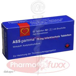 ASS GAMMA 75 mg Tabl., 50 Stk