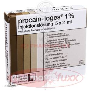 PROCAIN LOGES 1% Injektionsloesung Amp., 10 ml
