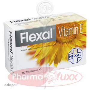 FLEXAL Vitamin E 600 Kapseln, 100 Stk