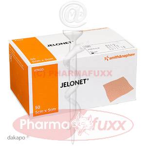 JELONET Paraffingaze 5x5cm Peelpack steril, 50 Stk