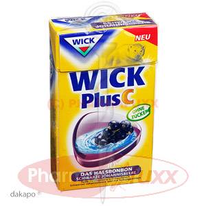 WICK schwarze Johannisbeere o.Z.Clickbox Bonbons, 40 g