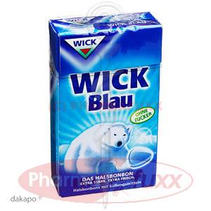 WICK BLAU Bonbons o.Zucker Clickbox, 40 g
