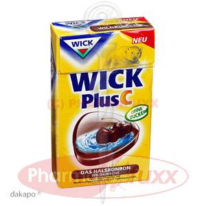 WICK WILDKIRSCHE Bonbons o.Zuck.Clickbox, 40 g