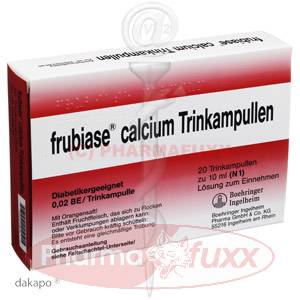 FRUBIASE CALCIUM T Trinkamp., 20 Stk