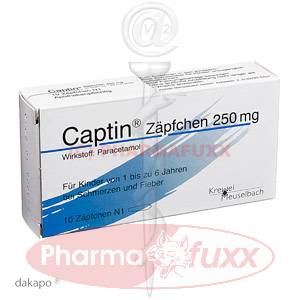 CAPTIN Suppos. 250 mg, 10 Stk