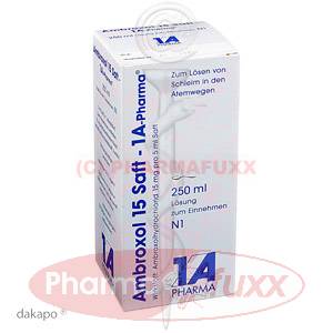 AMBROXOL 15 Saft 1A Pharma, 250 ml