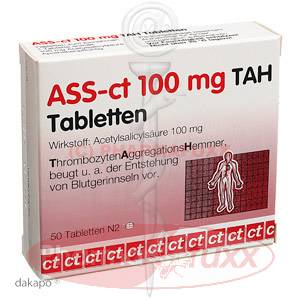 ASS-CT 100 mg TAH Tabletten, 50 Stk