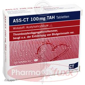ASS-CT 100 mg TAH Tabletten, 100 Stk