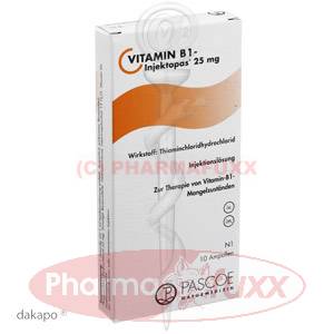 VITAMIN B 1 Injek 25 mg Amp., 10 ml
