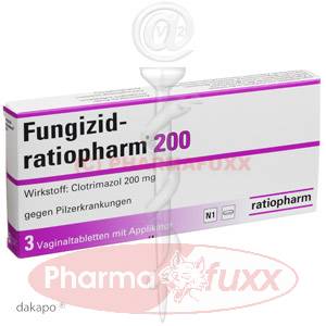 FUNGIZID ratiopharm 200 mg Vaginaltabl., 3 Stk