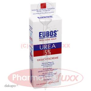 EUBOS TROCKENE HAUT Urea 5% Gesichtscreme, 50 ml