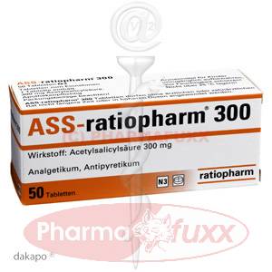 ASS RATIOPHARM 300 mg Tabl., 50 Stk