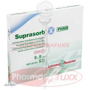 SUPRASORB X + PHMB HydroBalance Wundverb.9x9cm, 5 Stk