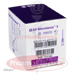 BD MICROLANCE Kanuele 24 G 1 0,55x25 mm, 100 Stk