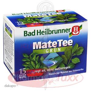 BAD HEILBRUNNER Tee Mate gruen, 15 Stk