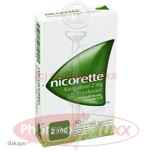 NICORETTE 2 mg Freshmint Kaugummi, 30 Stk