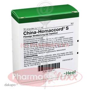 CHINA HOMACCORD S Amp., 10 Stk