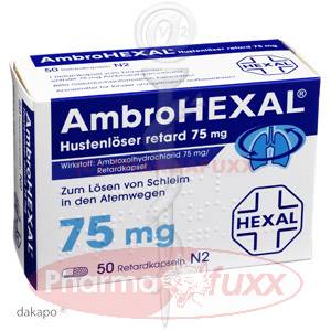 AMBROHEXAL Hustenloeser retard 75 mg Kaps., 50 Stk