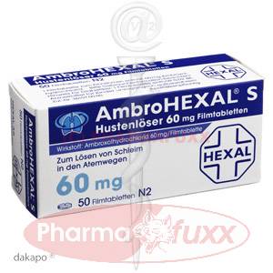 AMBROHEXAL S Hustenloeser 60 mg Filmtabl., 50 Stk