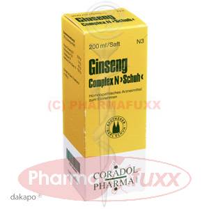 GINSENG COMPLEX n. Schuh Saft, 200 ml