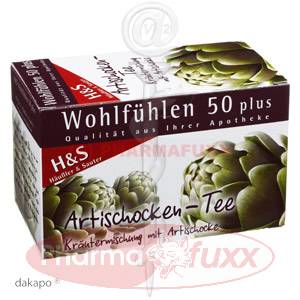 H&S Wohlfuehlen 50 plus Artischocken Tee Btl., 20 Stk