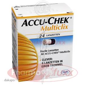 ACCU CHEK Multiclix Lanzetten, 24 Stk