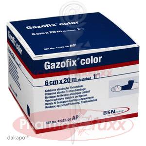 GAZOFIX color Fixierbinde blau 47328 20mx6cm, 1 Stk